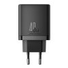 Joyroom JR-TCF09 nabíječka do sítě 2x USB-C PD / QC / AFC / FCP / 40W / černá