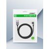 Ugreen 50942 USB kabel - USB-C / QC 3.0 / 2m / 3A / šedý