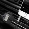 Ugreen AUX audio kabel Jack 3,5 mm, zahnutý L konektor, plochý 1m