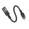Hoco U107 adaptér USB-C (M) / Apple Lightning (F) / 10cm