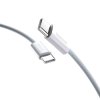 Dudao L6C kabel USB-C PD - USB-C PD / 2m / 30W / light blue / světle modrá