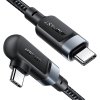 Acefast C5-03 kabel USB-C - USB-C / 2m / L-konektor / 100W (20V / 5A)