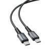 Acefast C1-03 kabel USB-C - USB-C / 1,2m / 60W (20V / 3A) šedý