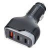 OEM CC53-2C1A rychlá nabíječka do auta 138W / USB QC 3.0 18W + 2x USB-C PD 100W + 30W