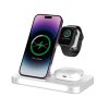 Devia EA405 bezdrátová nabíječka 3v1 Apple iPhone / Watch / AirPods s LED světlem