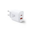 Joyroom JR-TCF05 nabíječka do sítě USB + USB-C PD 20W / QC, AFC, FCP + kabel USB-C/USB-C