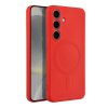MagSafe Silicone Case pouzdro / kryt pro Samsung Galaxy S24 červené
