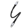 Dudao L10C kabel USB-C PD - USB-C / 0,23m / 100W / černý