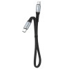 Dudao L10C kabel USB-C PD - USB-C / 0,23m / 100W / černý