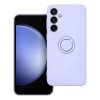Silicone RING Case pouzdro 3v1 pro Samsung Galaxy S23 FE violet