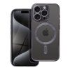 Electro MAG pouzdro / kryt s MagSafe / Apple iPhone 15 PRO čirá / černá