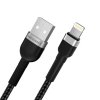 Wozinsky WNBAL2 USB kabel - iPhone Lightning / 2m / 2,4A černý