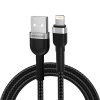 Wozinsky WNBAL2 USB kabel - iPhone Lightning / 2m / 2,4A černý