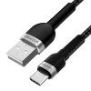Wozinsky WNBAC1 USB kabel - USB-C / 1m / 2,4A černý