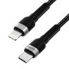 Wozinsky WNBCL1 USB-C PD kabel - Apple Lightning / 1m / 30W / černý