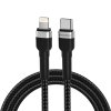 Wozinsky WNBCL1 USB-C PD kabel - Apple Lightning / 1m / 30W / černý