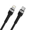 Wozinsky WNBCL2 USB-C PD kabel - Apple Lightning / 2m / 30W / černý