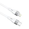 Wozinsky WSTCL1 USB-C PD kabel - Apple Lightning / 1m / 27W / bílý
