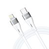 Wozinsky WSTCL2 USB-C PD kabel - Apple Lightning / 2m / 27W / bílý