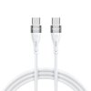 Wozinsky WSTCC2 USB-C PD kabel - USB-C / 2m / 65W / bílý