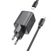 Hoco N40 nabíječka do sítě USB-C PD / QC / 20W + kabel USB-C / Apple Lightning černá