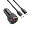 Hoco NZB14 nabíječka do auta + kabel USB-C / Apple / 2x USB-C / PD / QC / AFC / FCP / 50W