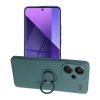Silicone RING Case pouzdro 3v1 pro Xiaomi RedMi NOTE 13 PRO+ 5G zelené