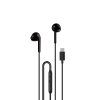 Dudao X3C EarPods sluchátka s USB-C černé