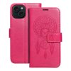 Pouzdro Smart Mezzo lapač snů pro iPhone 15 (6,1") magenta red