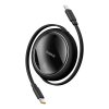 Baseus Free2Pull Series / svinovací kabel USB-C PD - Apple Lightning / 20W / 1m / černý