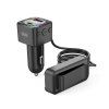 XO BCC13 FM transmitter s USB + USB-C nabíječkou / rozbočovač USB 2x USB + 1x USB-C / 6,2A