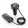 XO BCC13 FM transmitter s USB + USB-C nabíječkou / rozbočovač USB 2x USB + 1x USB-C / 6,2A