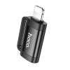Hoco UA31B OTG adaptér pro Apple Lightning (M) / USB-C (F) / černý