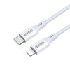 BWOO X283C-L USB-C PD kabel - iPhone Lightning / 1m / 27W / bílý