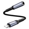 BWOO BZ48 audio adaptér / redukce Apple Lightning / 3,5mm jack / 10cm / černá