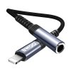 BWOO BZ48 audio adaptér / redukce Apple Lightning / 3,5mm jack / 10cm / černá