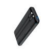 Choetech B654 powerbanka 10000mAh, 22.5W, USBA + USB-C, kabel USB-C + Lightning, černá