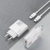 Dudao A30EUT / GaN nabíječka do sítě USB-A + USB-C / 30W / kabel USB-C - USB-C