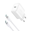 Joyroom JR-TCF24 rychlonabíječka do sítě USB-C / 30W / PD / QC 3.0 / SFC kabel USB-C/USB-C