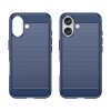 Pouzdro Carbon Case pro Apple iPhone 16 Plus (6,7") modré