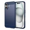 Carbon Case pouzdro / kryt pro Apple iPhone 16 Plus modré