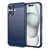 Pouzdro Carbon Case pro Apple iPhone 16 Plus (6,7") modré
