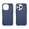 Carbon Case pouzdro / kryt pro Apple iPhone 16 PRO MAX modré