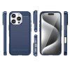 Carbon Case pouzdro / kryt pro Apple iPhone 16 PRO MAX modré