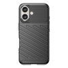 Thunder Case kryt pro Apple iPhone 16 Plus – odolné TPU pouzdro, černá