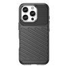 Thunder Case kryt pro Apple iPhone 16 PRO MAX – odolné TPU pouzdro, černá