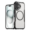Leading MagSafe case pouzdro / kryt pro Apple iPhone 16 (6,1") clear / black