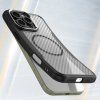 Leading MagSafe case pouzdro / kryt pro Apple iPhone 16 PRO MAX transparentní / černá