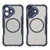Leading MagSafe case pouzdro / kryt pro Apple iPhone 16 Plus transparentní / modrá