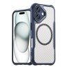 Leading MagSafe case pouzdro / kryt pro Apple iPhone 16 Plus transparentní / modrá